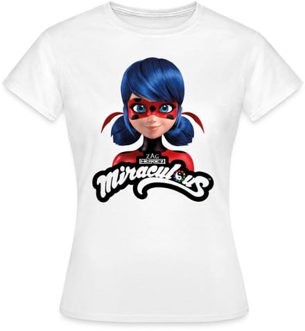Miraculous Ladybug Met Logo T-Shirt Dames