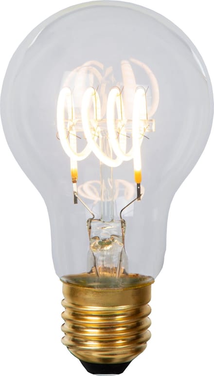 Lucide A60 - Filament lamp - Ø 6 cm - LED - E27 - 1x4,9W 2200K - Transparant
