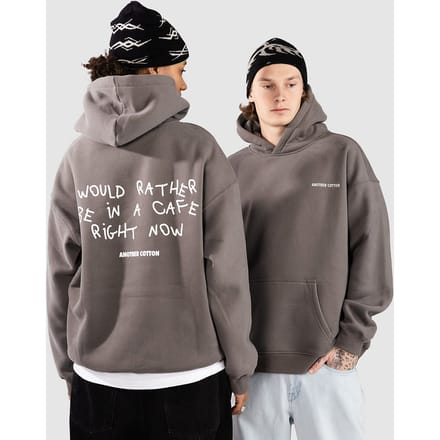 Another Cotton Lab I Would Rather Be Hoodie zwart