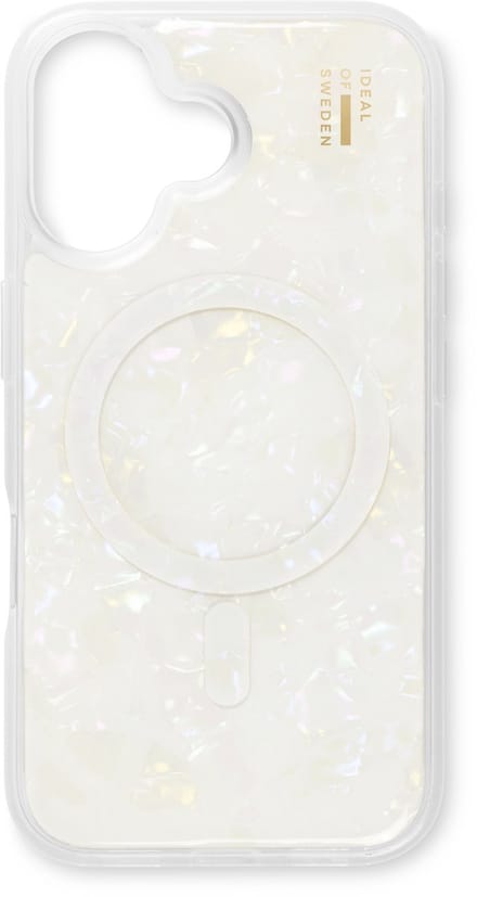 iDeal of Sweden Pearlised Case MagSafe geschikt voor iPhone 17 White