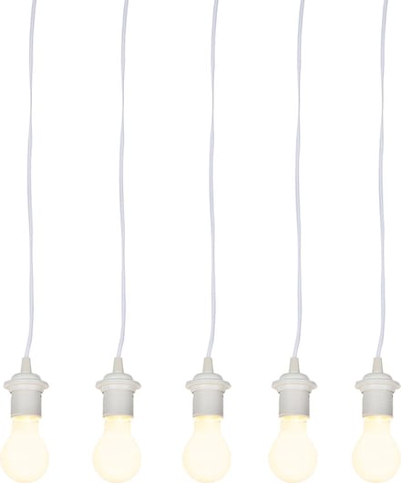 QAZQA move - Moderne LED Hanglamp - 1 lichts - Ø 6 cm - Wit - Woonkamer | Slaapkamer | Keuken
