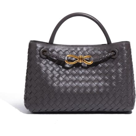 Handgeweven Tas, Retro Casual Schoudertas, Handtas met grote capaciteit gray