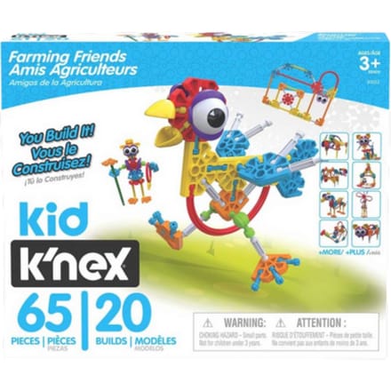 K'nex bouwset Farmin Friends - kleurrijk constructiespeelgoed boerderij.