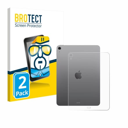 BROTECT - Screenprotector voor Apple iPad Air 11" M3 2025 (Achterkant) - Folie Beschermfolie transparant 2 Stuks