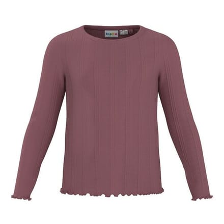 LUPILU Kinder longsleeve (Lichtroze, 122/128)