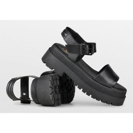 PS Poelman -maat 37- Korios Dames Sandalen- Zwart