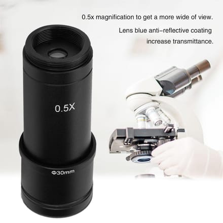 0.5X C-mount 3030.5mm Adapter voor Microscoop CCD Camera Oculairlens