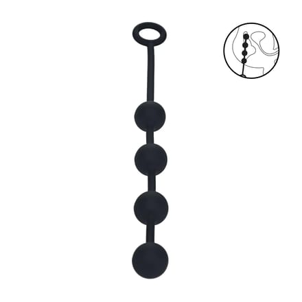 Levelz - Ronde Siliconen Anaal Kralen - Medium 30mm