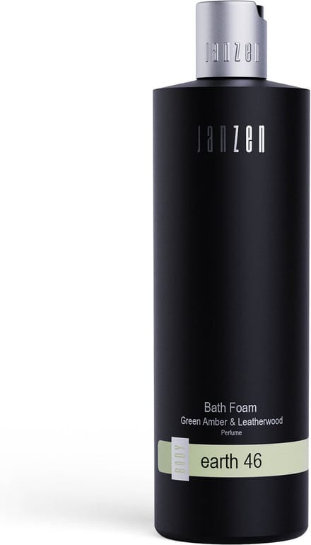 Janzen Earth 46 Bath Foam Mousse Green Amber & Leatherwood