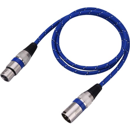 XLR mannelijke naar vrouwelijke stekker balans 3-pins microfoon MIC audiokabel 1 meter