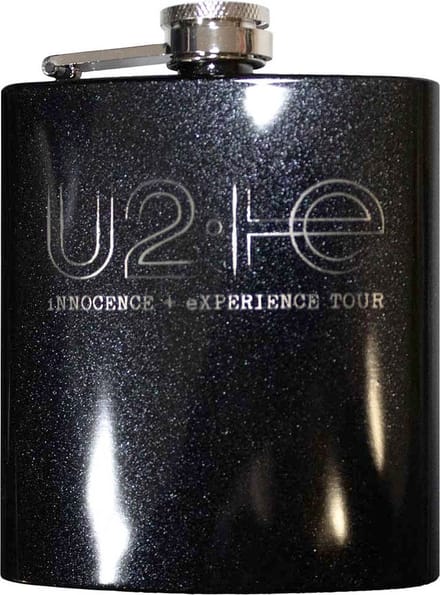 U2 - Logo Waterfles - Zwart