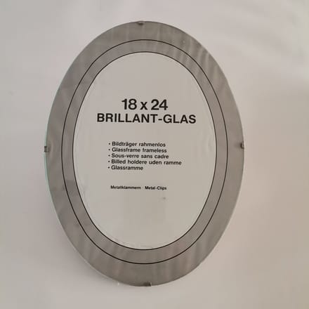 Fotokader ovaal glas edge 18x24cm 3stuks