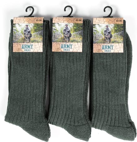 GoWith Militaire Wintersokken-3 paar-Thermosokken-Maat 39-42