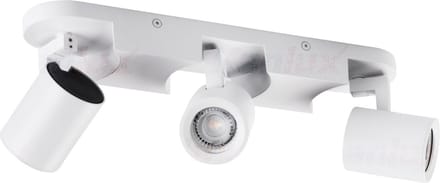 Laurin 3 - wandlamp - plafondlamp spot - incl LED - wit