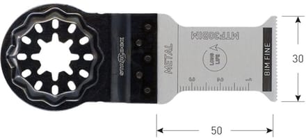 Rotec Starlock invalzaagblad, BiM, type MTF30bi, 30x50mm (10st.)