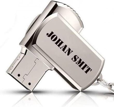 Metaal twister 128GB 3.0 usb stick met naam