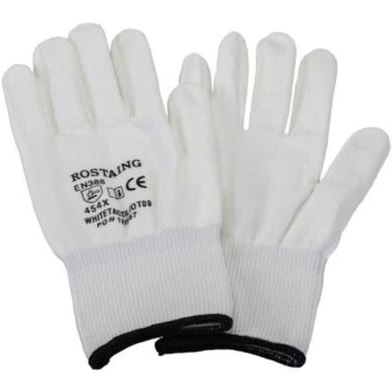Zandstra Handschoen White Tactil - Wit - S