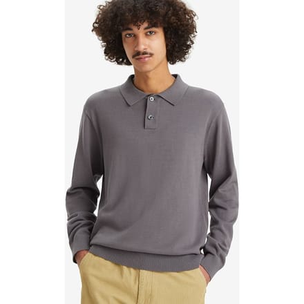Levi's Ls Polo Shirt Grey Größe: S | Poloshirts Outlet | Herren | Grau
