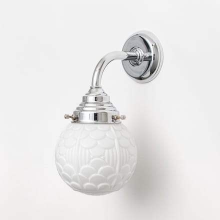 Wandlamp Arcade Curve Chroom - Art Deco Trade