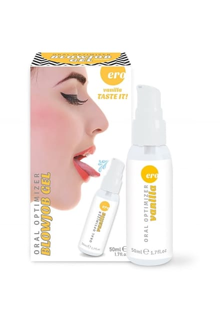 HOT Oral Optimizer - Deepthroat Gel - Vanilla - 2 fl oz / 50 ml