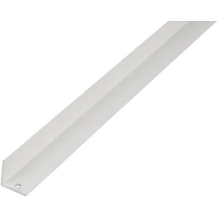 Alberts Hoekprofiel - Aluminium Wit - 20x20x1,5mm 2,6m