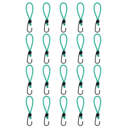 vidaXL - Spanelastieken - met - haken - 20 - st - 15 - cm