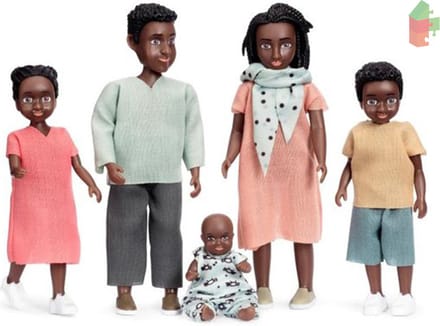 Lundby Set - Poppenhuisfamilie 'Billie' (5-Delig)