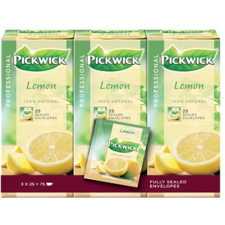 Thee Pickwick Fair Trade lemon 25x1.5gr