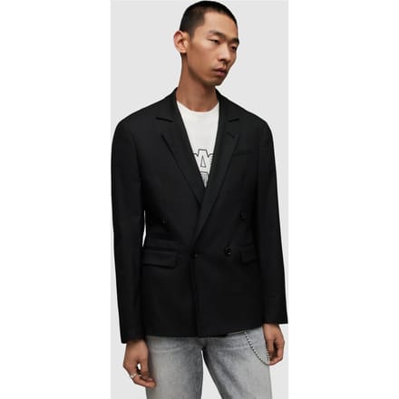 AllSaints Evar Blazer Black Taglia: 36 | Blazers Outlet | Uomo | Nero