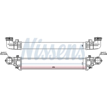 Intercooler NISSENS 96785