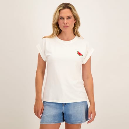 Je m'appelle Dames T-shirt - Wit - Maat XL