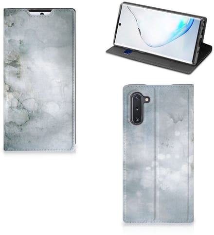Bookcase Samsung Galaxy Note 10 Painting Grey
