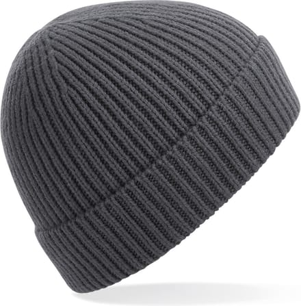 Beechfield Wintermuts - donkergrijs - volwassen - polyacryl - Beanie wintermuts