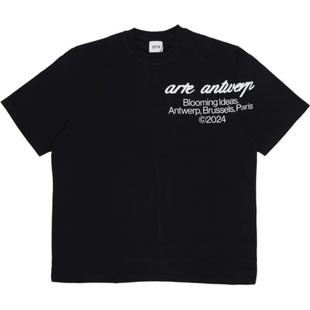 Mannen T-shirt Blooming Ideas Tee Black