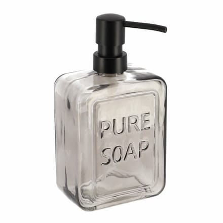 Tendance Zeeppompje - glas - tint zwart - pure soap - vrijstaand