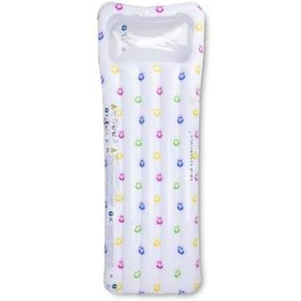 Swim Essentials - luchtbed - 177 x 67 x 19 cm - Glimlach - Meerkleurig