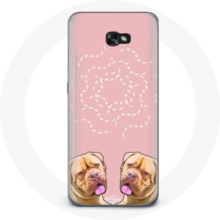 Hoesje voor Samsung Galaxy A8 2016 Bordeauxdog symmetrische foto