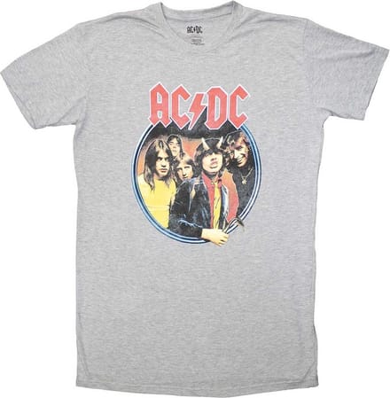 AC/DC - Highway To Hell Circle Korte jurk - M - Grijs