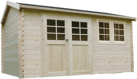 Solid Tuinhuis Superia Lunel - Onbehandeld - 400x281cm