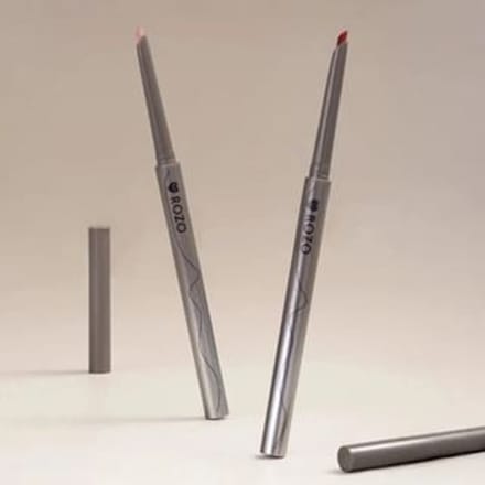 ROZO - Dual-Ended Fine Gel Color Eyeliner - 6 Colors E312# Flawless Raw - Deep Brown - 0.13g