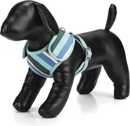 Polyester borsttuig Diago. Mint, verstelbaar.