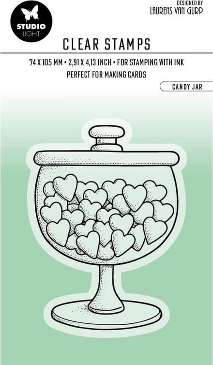 Studio Light Clear Stamp By Laurens Candy Jar