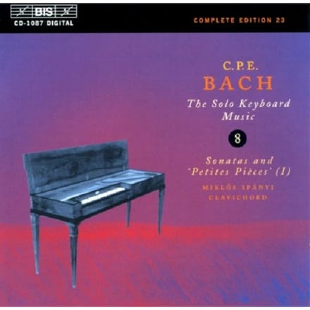 Miklós Spányi - C.P.E. Bach: Solo Keyboard Music Vol 8 (CD)