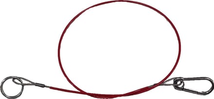 Breekkabel 910mm Karabijn haak en ring 30 rood
