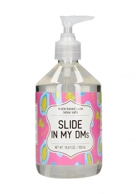 Waterbasis Glijmiddel - Slide In My DMs - 500 ml