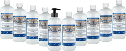 Handzeep Hamam 1 liter - met gratis pomp - set van 10 stuks - Voordeelverpakking