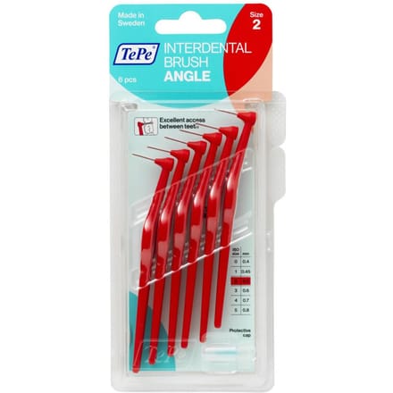 TePe Interdentale Borstel Angle Rood 0,50mm 6 Tandenborstel