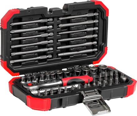 Gedore Red Bitset Met Ratel 51-delig