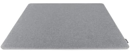 Desk Pad gerecycled PET + PP, lichtgrijs / zwart, 60 x 45 cm