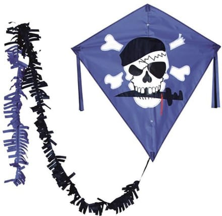 Wolkenstürmer Vlieger Eddy Fred 75 Cm Polyester Blauw 3-delig